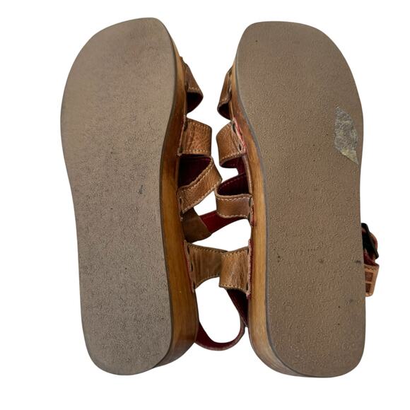 BEDSTU Fabiola Platform Sandal Tan Rustic Size 6 - Picture 3 of 10